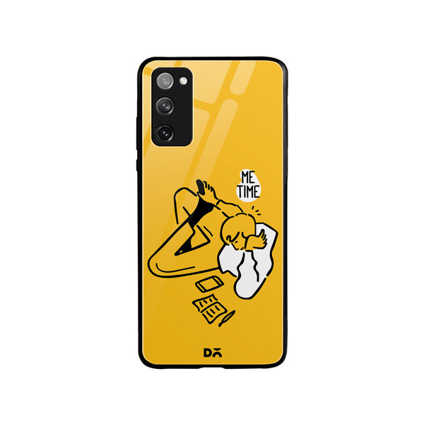 

DailyObjects Me Time Glass Case Cover For Samsung Galaxy S20 FE