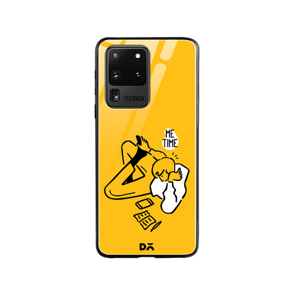 

DailyObjects Me Time Glass Case Cover For Samsung Galaxy S20 Ultra