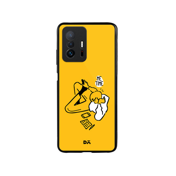 

DailyObjects Me Time Glass Case Cover For Xiaomi 11T
