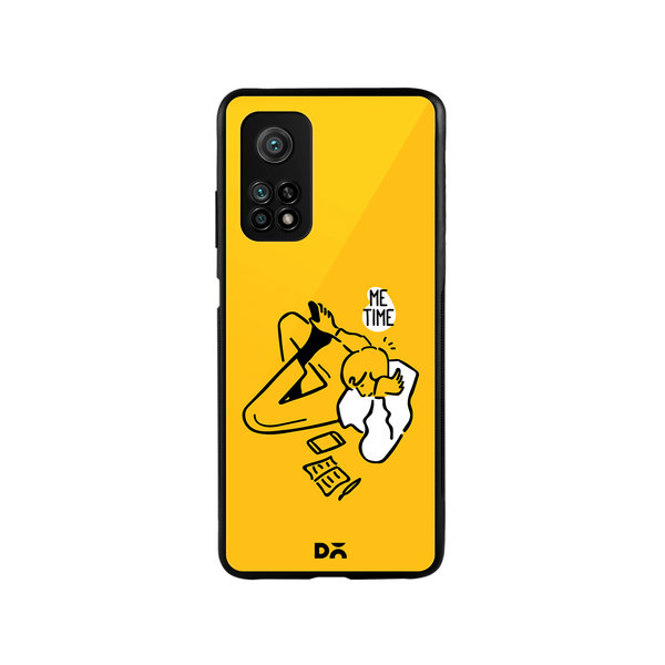 

DailyObjects Me Time Glass Case Cover For Xiaomi Mi 10T