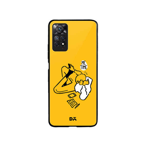 

DailyObjects Me Time Glass Case Cover For Xiaomi Redmi Note 11 Pro