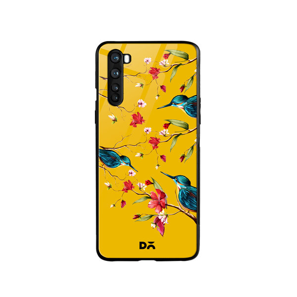 

DailyObjects Melody Birds Glass Case Cover For OnePlus Nord