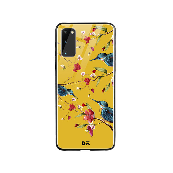 

DailyObjects Melody Birds Glass Case Cover For Samsung Galaxy S20