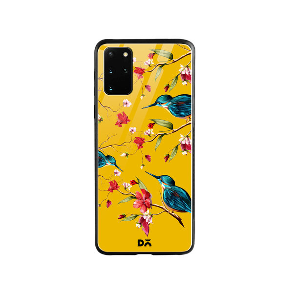 

DailyObjects Melody Birds Glass Case Cover For Samsung Galaxy S20 Plus