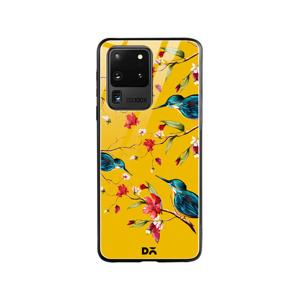 

DailyObjects Melody Birds Glass Case Cover For Samsung Galaxy S20 Ultra