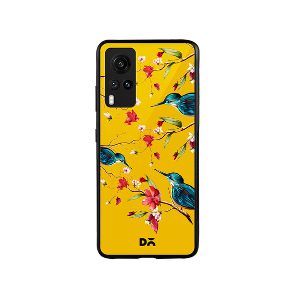 

DailyObjects Melody Birds Glass Case Cover For Vivo X60