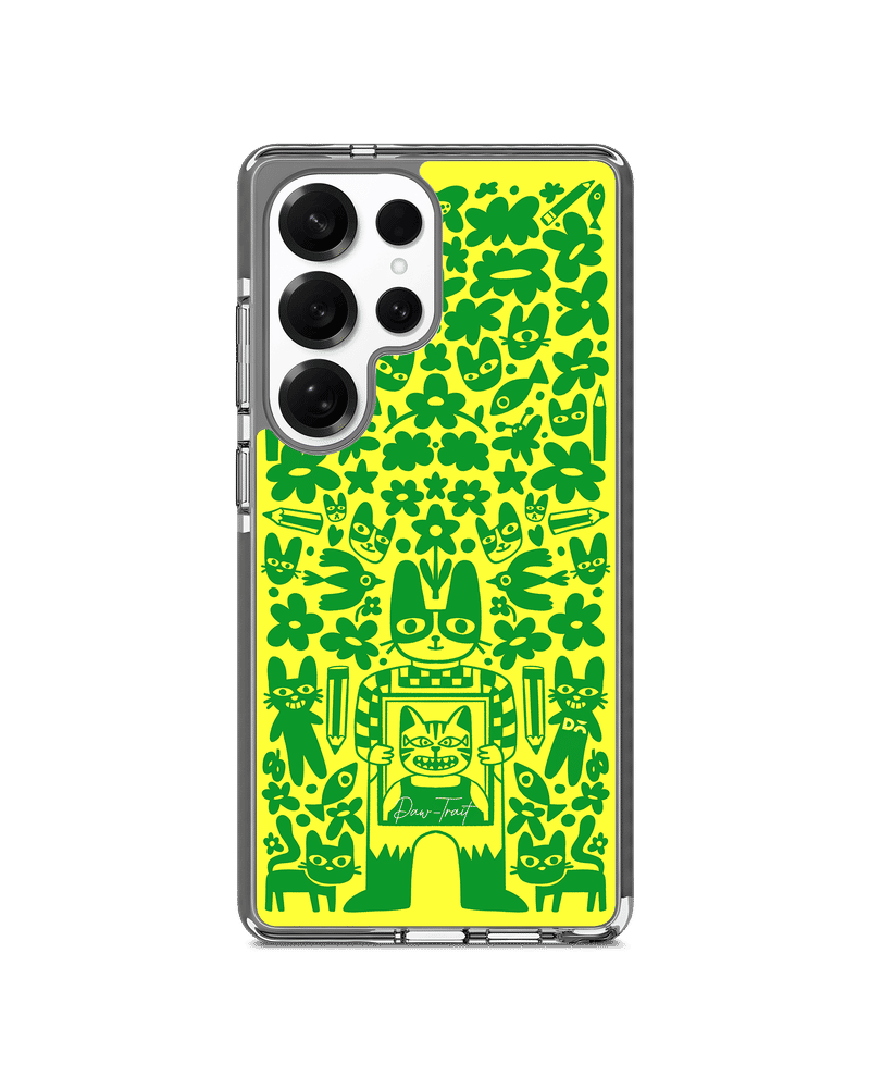 Mew Sketch Stride 3.0 Magnetic Case Cover For Samsung Galaxy S25 Ultra