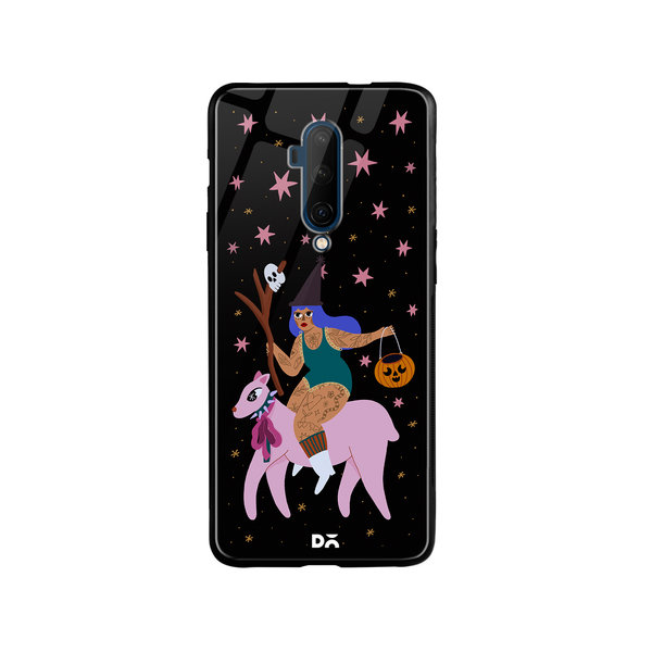

DailyObjects Midnight Frolic Glass Case Cover For OnePlus 7T Pro
