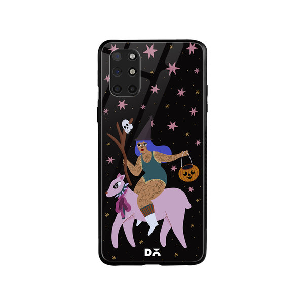 

DailyObjects Midnight Frolic Glass Case Cover For OnePlus 8T