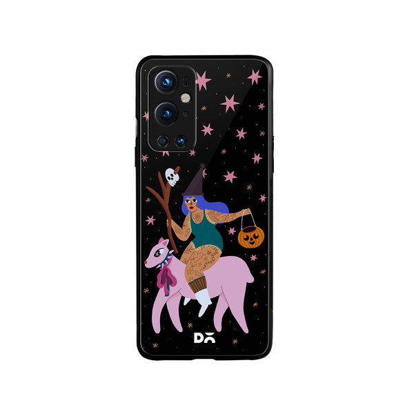 

DailyObjects Midnight Frolic Glass Case Cover For OnePlus 9 Pro