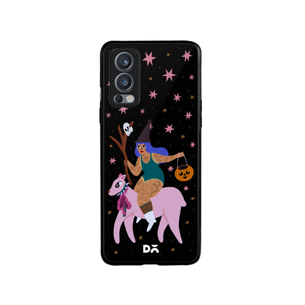 

DailyObjects Midnight Frolic Glass Case Cover For OnePlus Nord 2