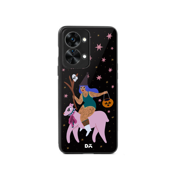 

DailyObjects Midnight Frolic Glass Case Cover For OnePlus Nord 2T