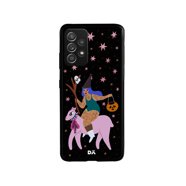

DailyObjects Midnight Frolic Glass Case Cover For Samsung Galaxy A73