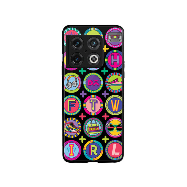 

DailyObjects Millennial Lingo Glass Case Cover For OnePlus 10 Pro