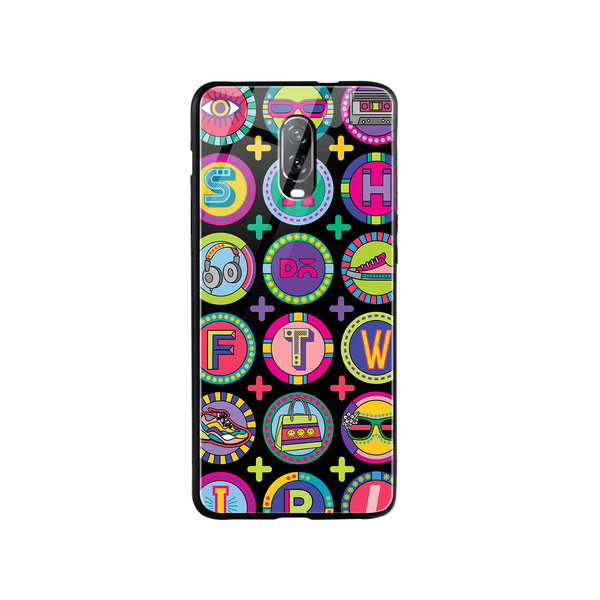 

DailyObjects Millennial Lingo Glass Case Cover For OnePlus 7