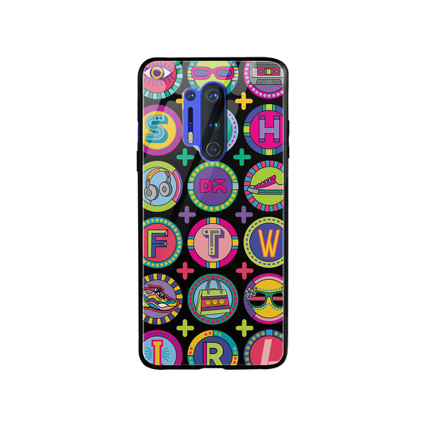 

DailyObjects Millennial Lingo Glass Case Cover For OnePlus 8 Pro