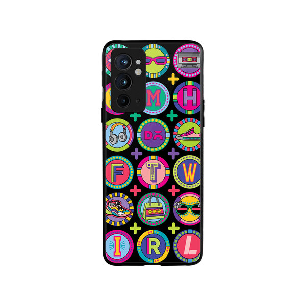 

DailyObjects Millennial Lingo Glass Case Cover For OnePlus 9RT