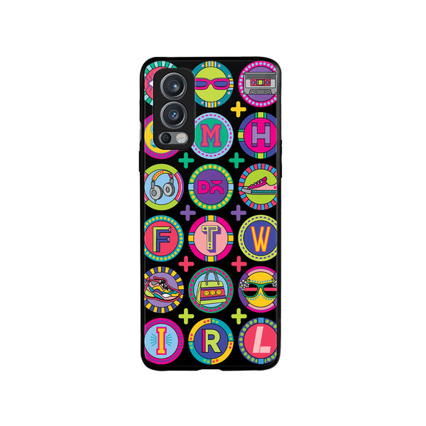 

DailyObjects Millennial Lingo Glass Case Cover For OnePlus Nord 2