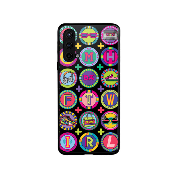 

DailyObjects Millennial Lingo Glass Case Cover For OnePlus Nord CE