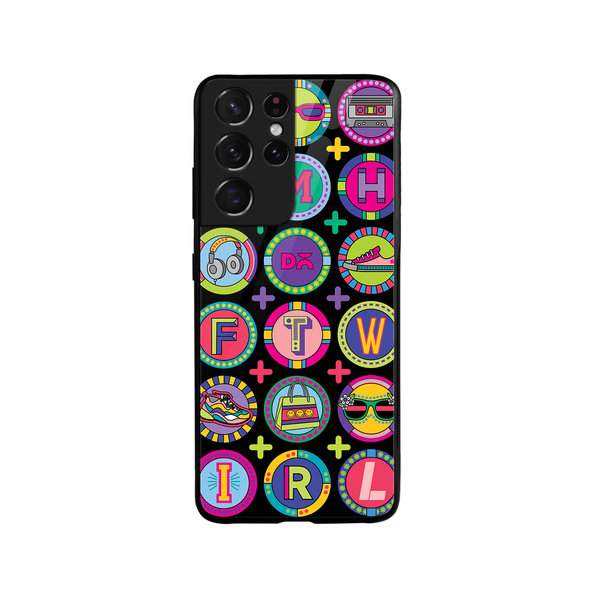 

DailyObjects Millennial Lingo Glass Case Cover For Samsung Galaxy S21 Ultra