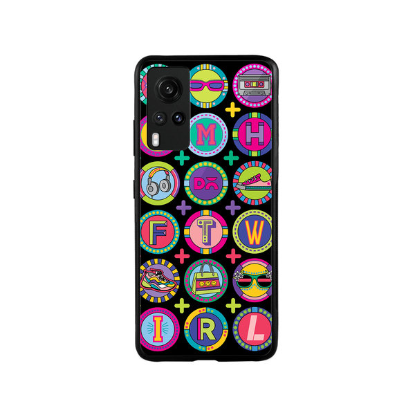 

DailyObjects Millennial Lingo Glass Case Cover For Vivo X60