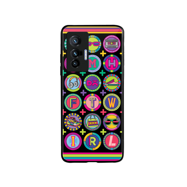 

DailyObjects Millennial Lingo Glass Case Cover For Vivo X70