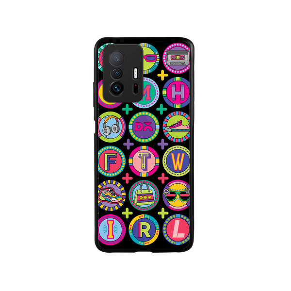 

DailyObjects Millennial Lingo Glass Case Cover For Xiaomi 11T