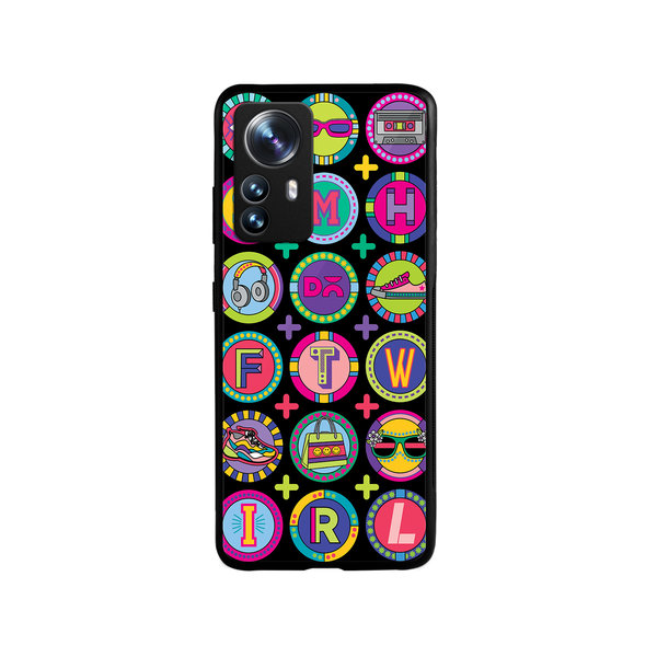 

DailyObjects Millennial Lingo Glass Case Cover For Xiaomi 12 Pro