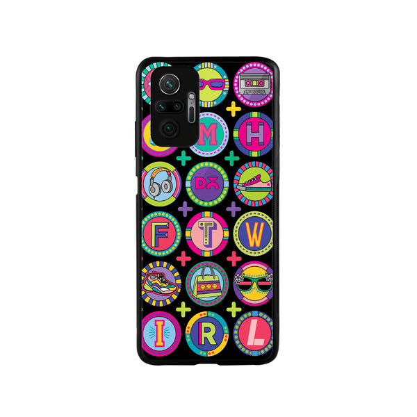 

DailyObjects Millennial Lingo Glass Case Cover For Xiaomi Redmi Note 10 Pro