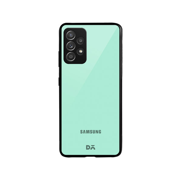 DailyObjects Mint Glass Case Cover For Samsung Galaxy A52