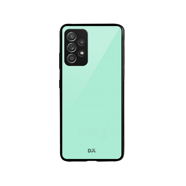 DailyObjects Mint Glass Case Cover For Samsung Galaxy A73