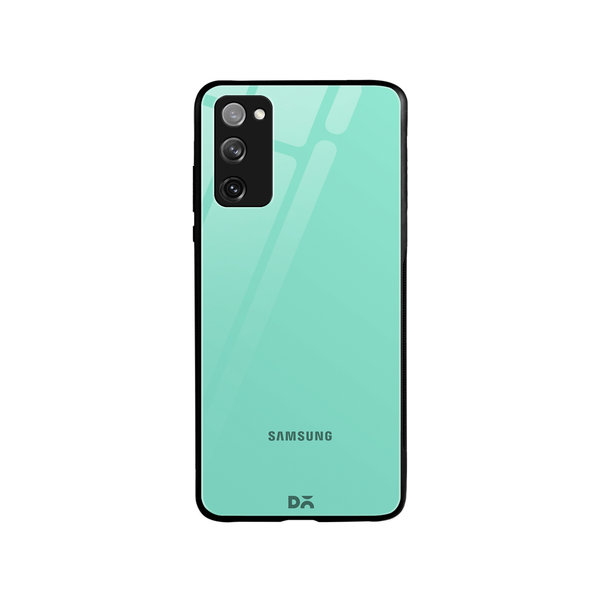 

DailyObjects Mint Glass Case Cover For Samsung Galaxy S20 FE