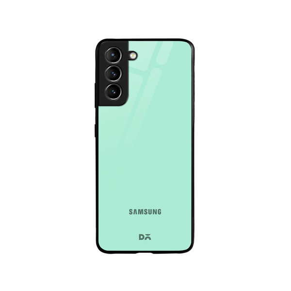 

DailyObjects Mint Glass Case Cover For Samsung Galaxy S21 FE