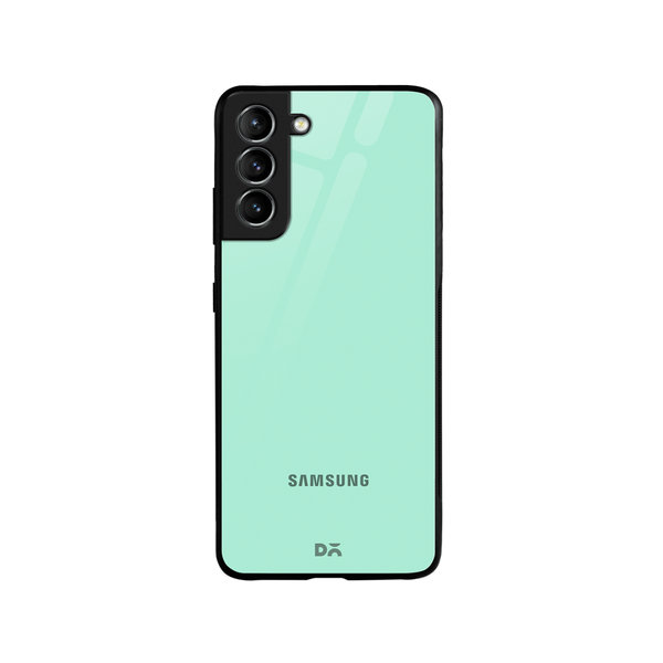 

DailyObjects Mint Glass Case Cover For Samsung Galaxy S21 Plus