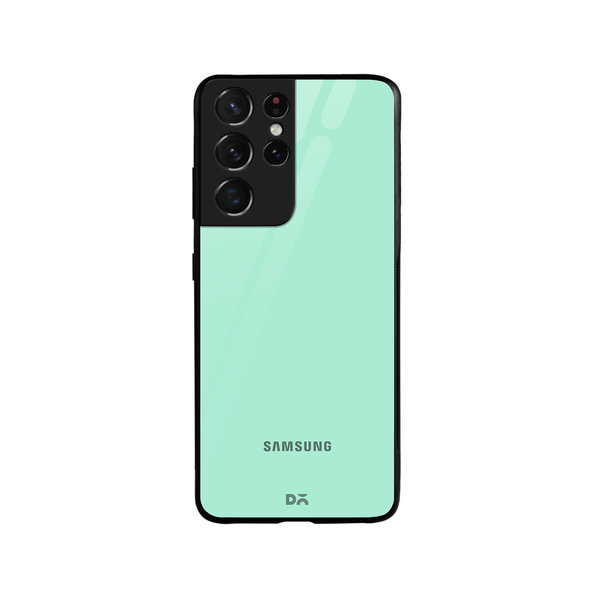 

DailyObjects Mint Glass Case Cover For Samsung Galaxy S21 Ultra