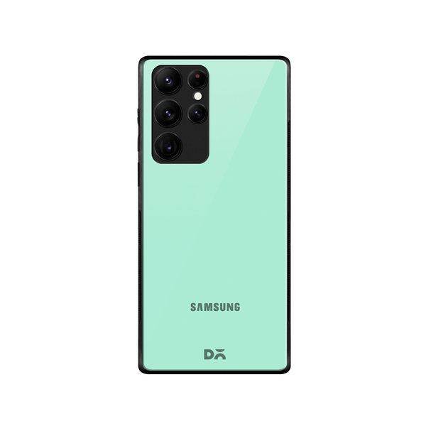 

DailyObjects Mint Glass Case Cover For Samsung Galaxy S22 Ultra