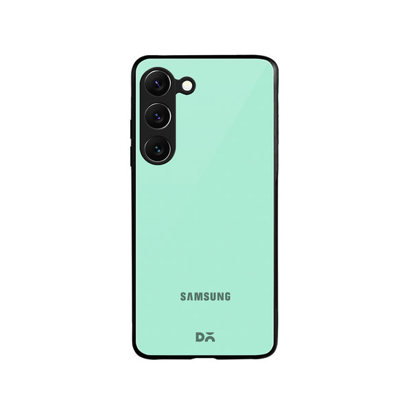 DailyObjects Mint Glass Case Cover For Samsung Galaxy S23