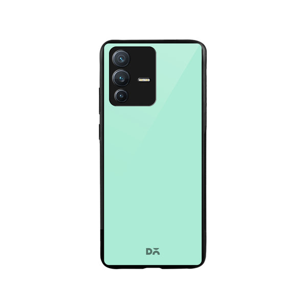 

DailyObjects Mint Glass Case Cover For Vivo V23 Pro