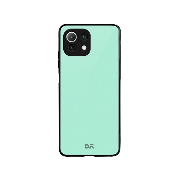 

DailyObjects Mint Glass Case Cover For Xiaomi Mi 11 Lite