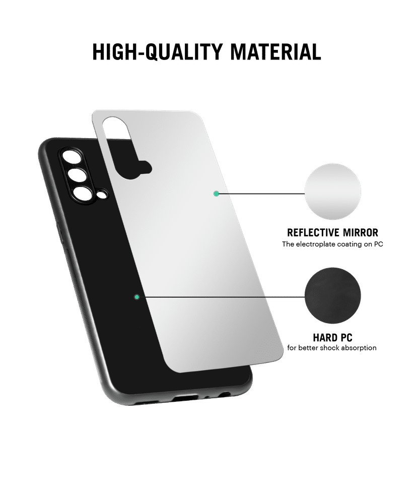 onn. Mirror Glass Screen Protector for iPhone 12 / iPhone 12 Pro - Mirror  Finish 