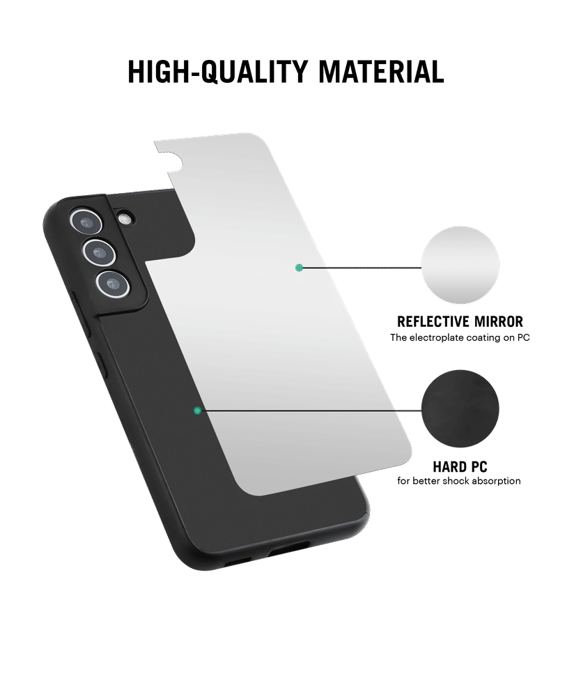 Dailyobjects Mirror Case Cover For Samsung Galaxy S21 Plus