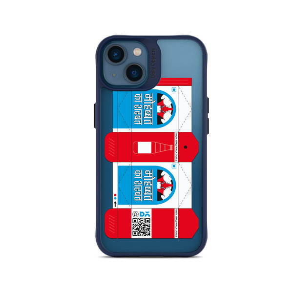 

DailyObjects Mohobbat Sharbat Blue Hybrid Clear Case Cover For iPhone 14 Plus