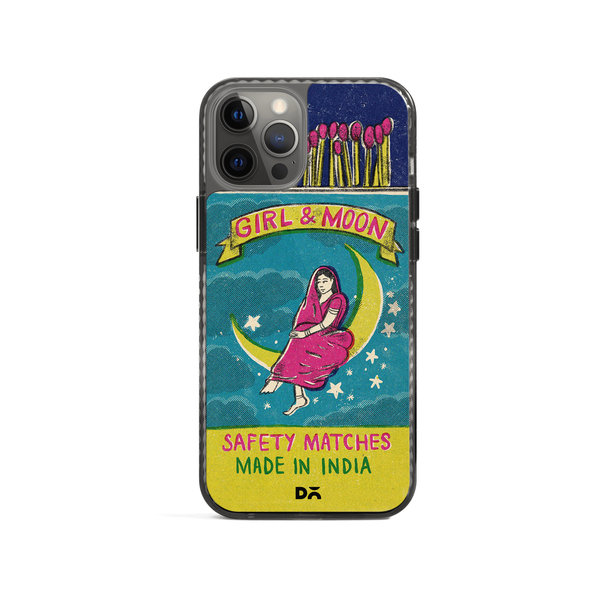 

DailyObjects Moon Girl Matchbox Stride 2.0 Case Cover For iPhone 12 Pro