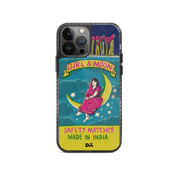 

DailyObjects Moon Girl Matchbox Stride 2.0 Case Cover For iPhone 13 Pro Max