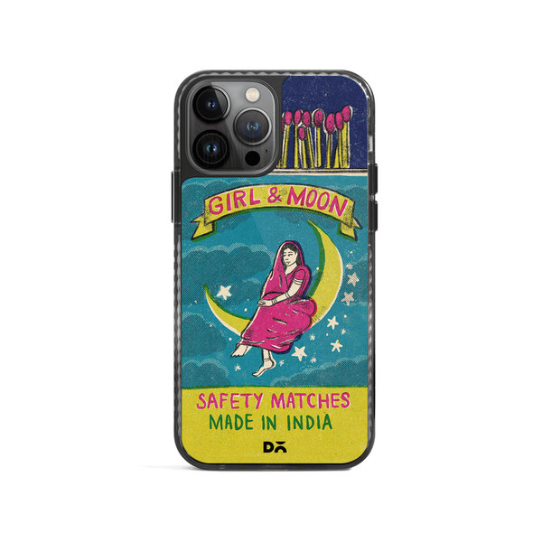 

DailyObjects Moon Girl Matchbox Stride 2.0 Case Cover For iPhone 14 Pro
