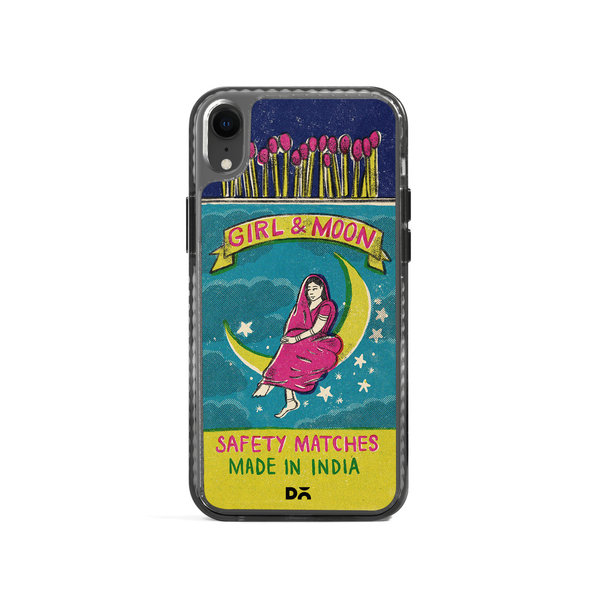 

DailyObjects Moon Girl Matchbox Stride 2.0 Case Cover For iPhone XR