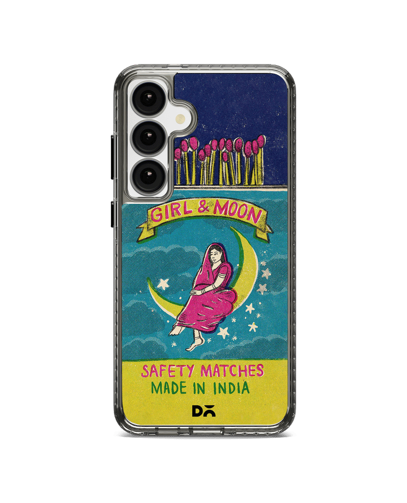 Moon Girl Matchbox Stride 2.0 Case Cover For Samsung Galaxy S25 Plus
