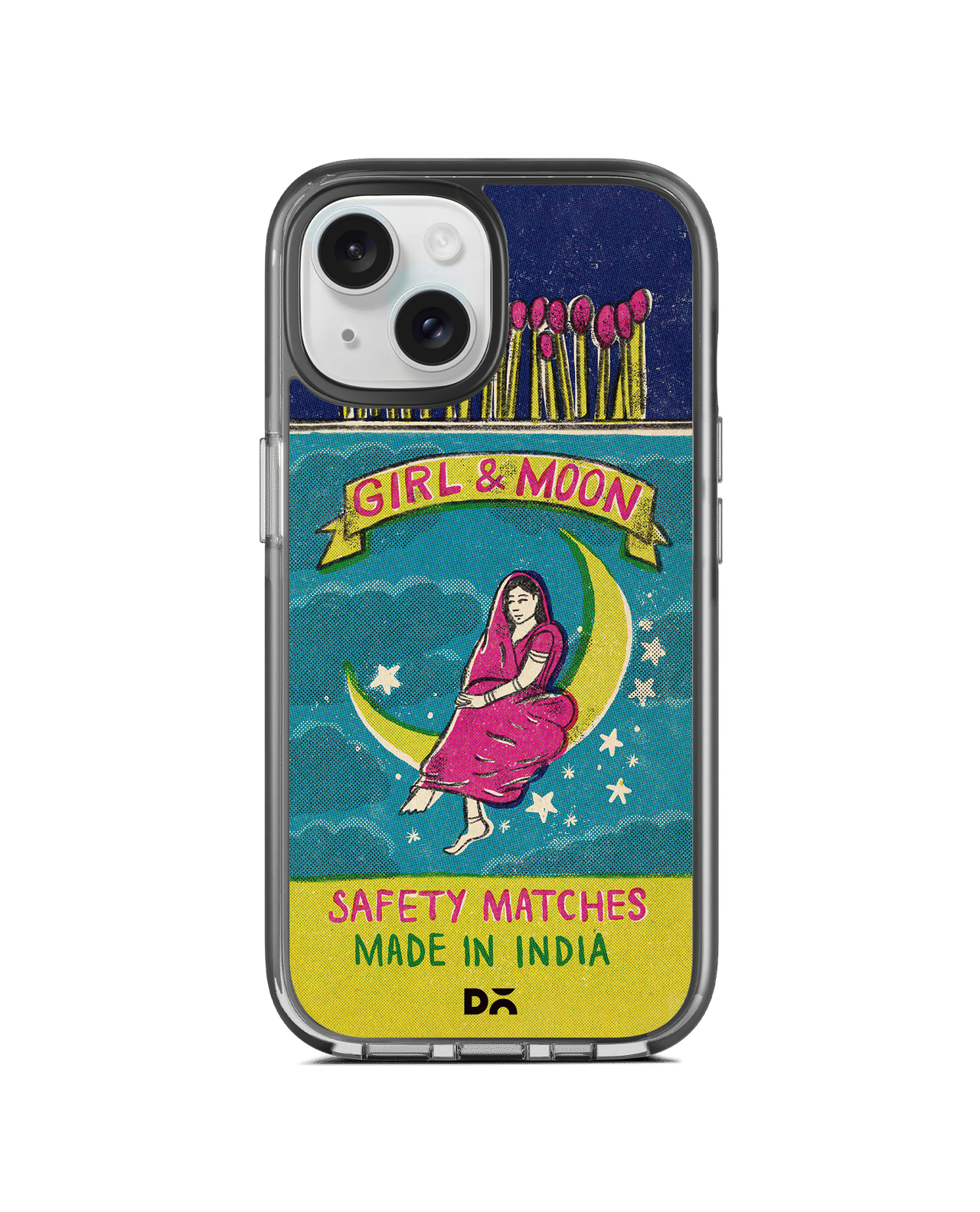 Moon Girl Matchbox Stride 3.0 MagSafe Case Cover For iPhone 15
