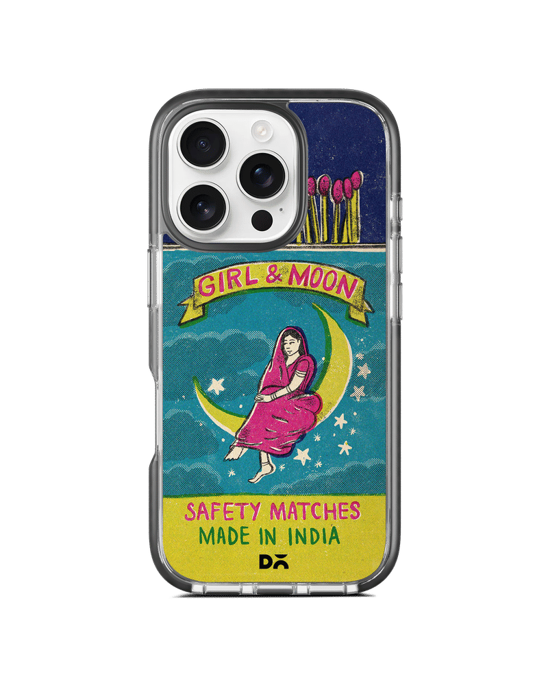 Moon Girl Matchbox Stride 3.0 MagSafe Case Cover For iPhone 16 Pro Max