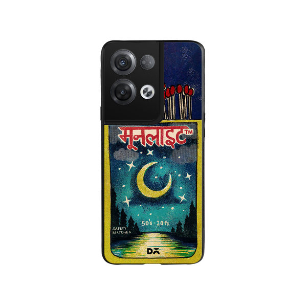 

DailyObjects Moonlight Matchbox Glass Case Cover For Oppo Reno 8 Pro Plus